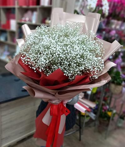 Букет цветов из: Гипсофила в Бояркино