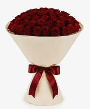 Букет 101 Бордовая роза Блэк Бакарра в Бояркино