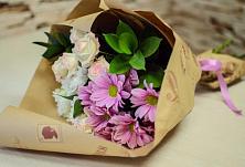 Букет цветов из:  Розы и Хризантемы #REPLACE_PRED# Бояркино