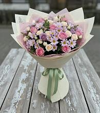 Букет цветов из:  Розы и Хризантемы в Бояркино