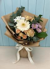 Букет цветов из:  Герберы и Хризантемы в Бояркино