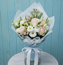 Букет цветов из:  Розы и Лизиантусы в Бояркино